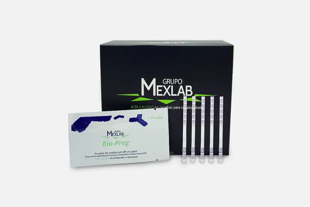 [MLHCG50] Prueba Rápida de embarazo para detección de Gonadotropina Coriónica Humana (hCG) 50 Tiras Mexlab