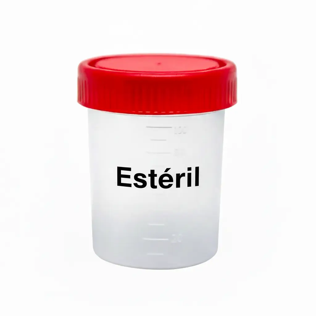 [GHES100] Vaso de Recolección de Orina ESTÉRIL 100 mL
