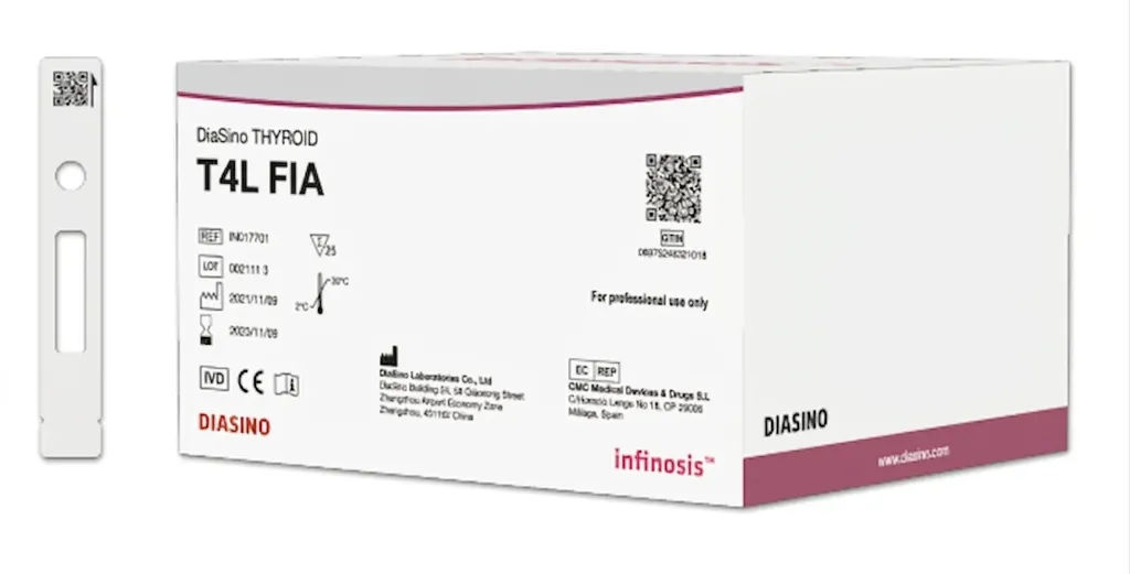 FIA Tiroxina Libre (T4L) 25 Casetes DIASINO
