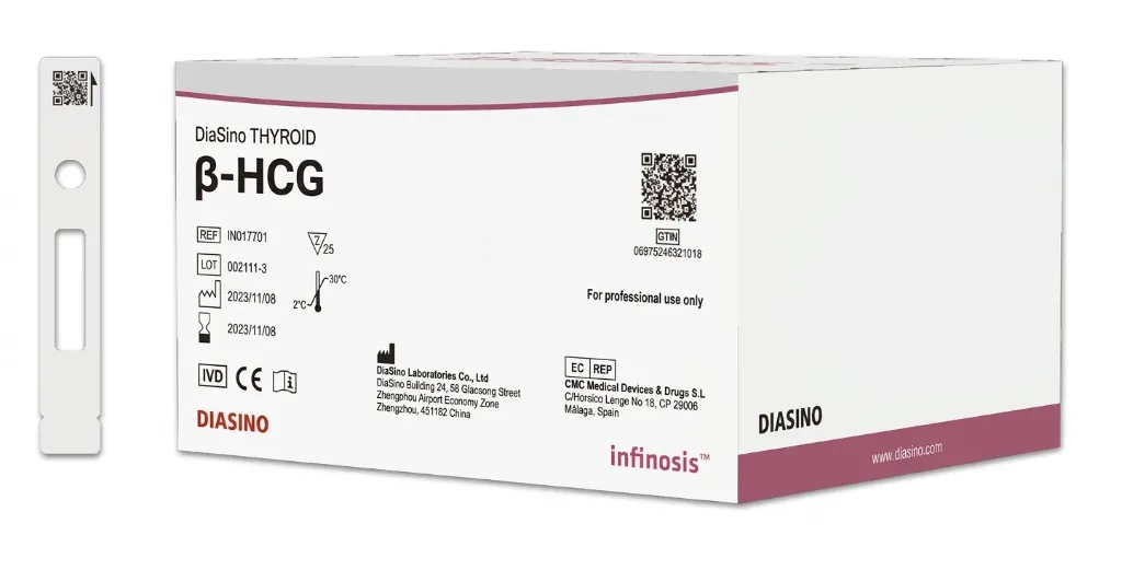 [DSHCG25] FIA Gonadotropina Coriónica Humana (hCG) 25 Casetes DIASINO