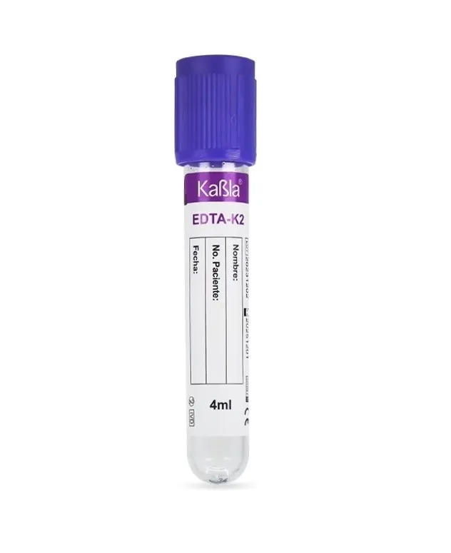 [KAMO104] Tubo Vacutainer Morado Con EDTA K2 4mL 100 tubos Kabla